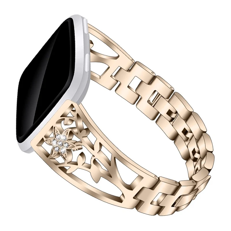 Süß Fitbit Versa Lite Metall und Strass armband