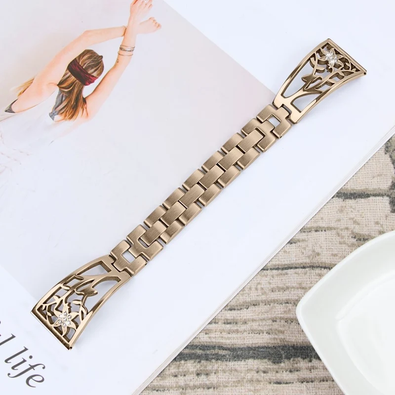 Süß Fitbit Versa Lite Metall und Strass armband