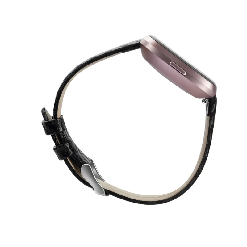 Sehr langlebig Fitbit Versa Lite Echtes Leder armband