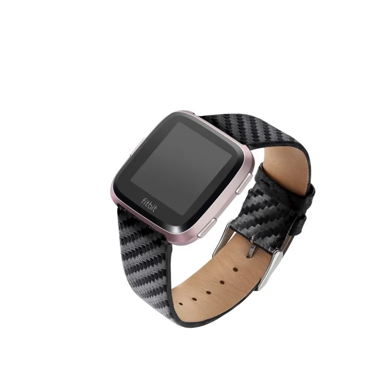 Sehr langlebig Fitbit Versa Lite Echtes Leder armband