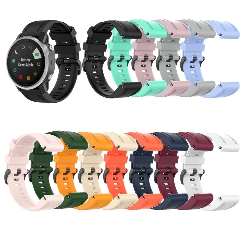 Megastark Garmin Fenix 6S Silikon / TPU armband