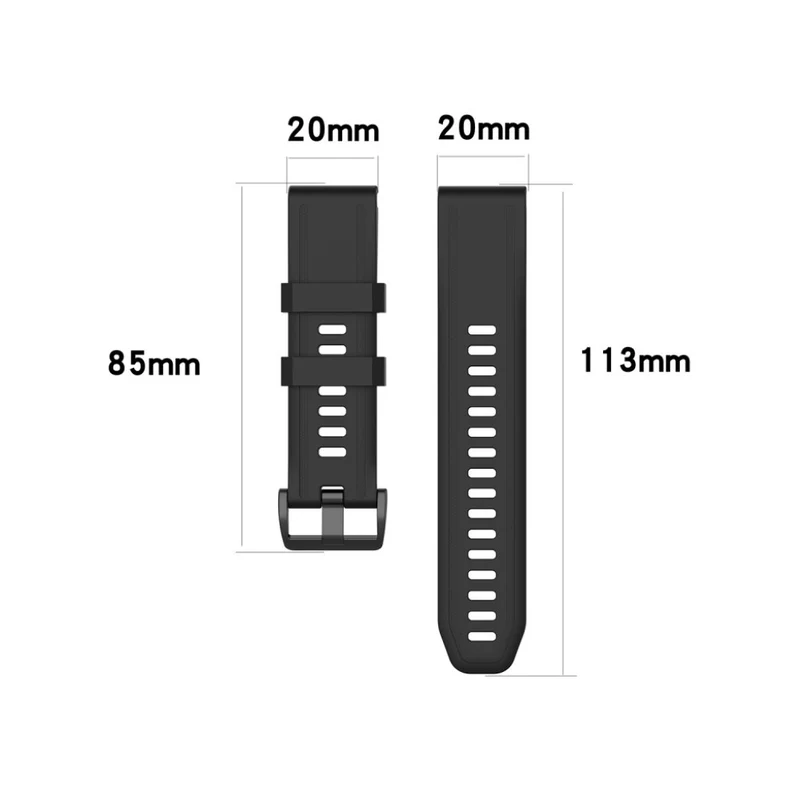 Megastark Garmin Fenix 6S Silikon / TPU armband