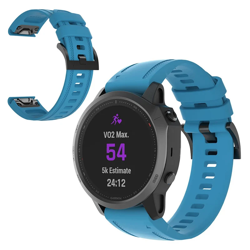 Sehr gepflegt Garmin Fenix 6S Silikon / TPU armband