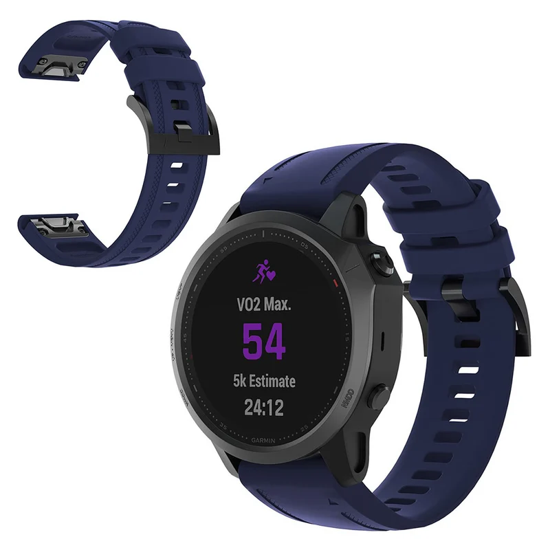 Sehr gepflegt Garmin Fenix 6S Silikon / TPU armband