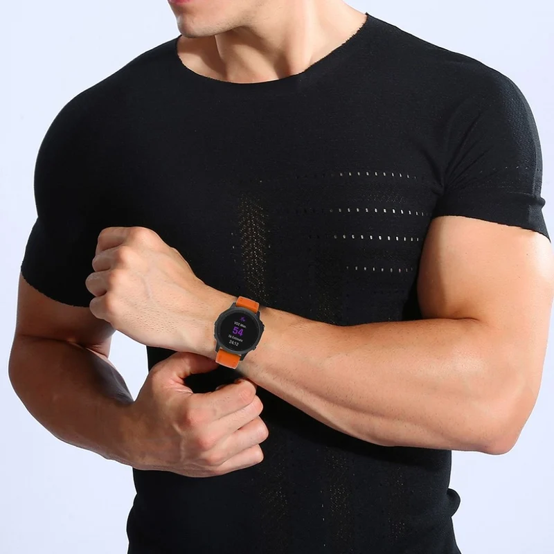 Sehr gepflegt Garmin Fenix 6S Silikon / TPU armband