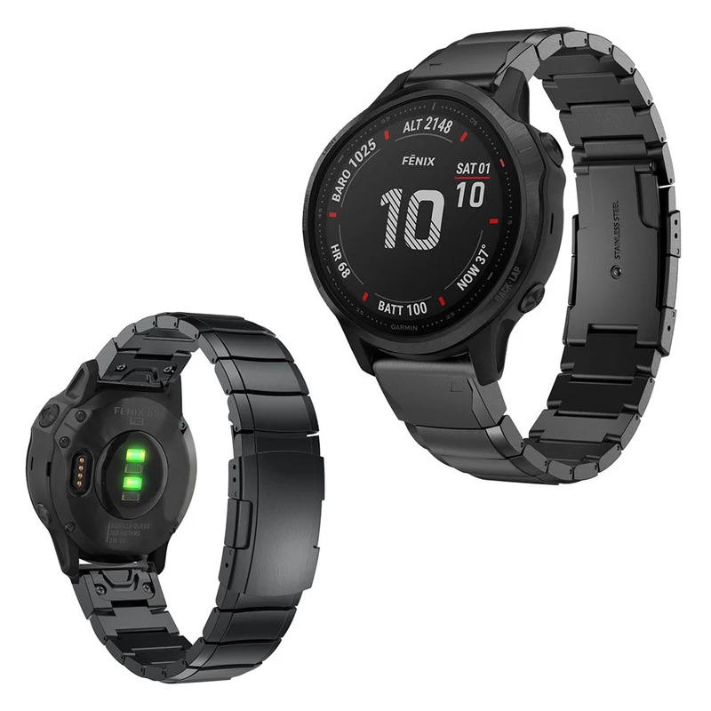 Absolut elegant Garmin Fenix 6S Metall armband