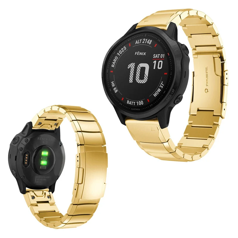 Absolut elegant Garmin Fenix 6S Metall armband