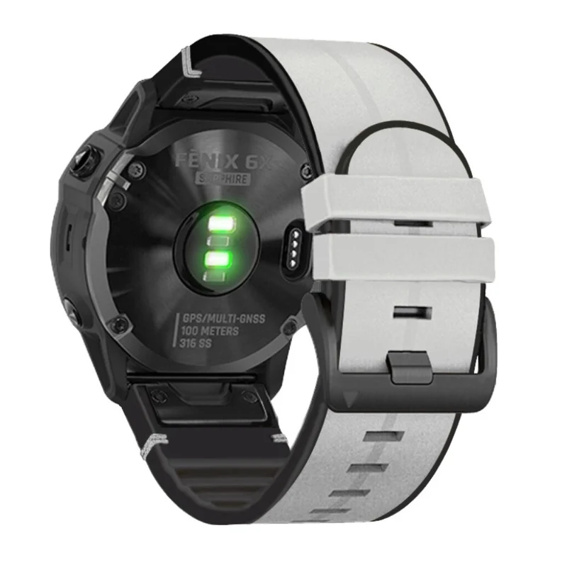 Universell Garmin Echtes Leder und Silikon / TPU armband