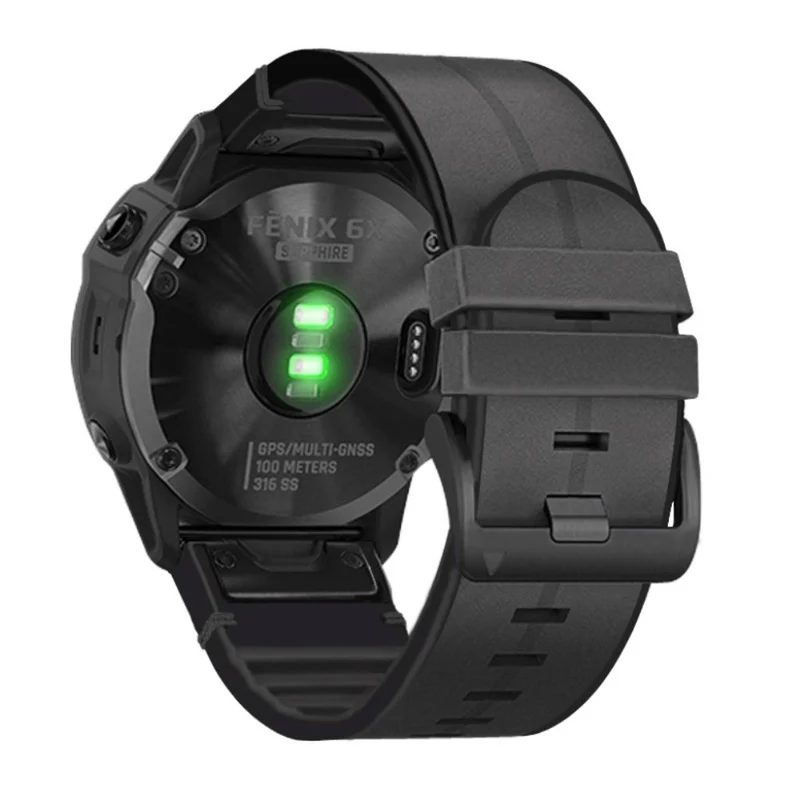 Universell Garmin Echtes Leder und Silikon / TPU armband