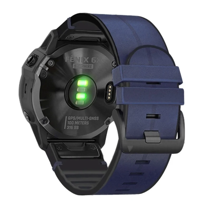 Universell Garmin Echtes Leder und Silikon / TPU armband