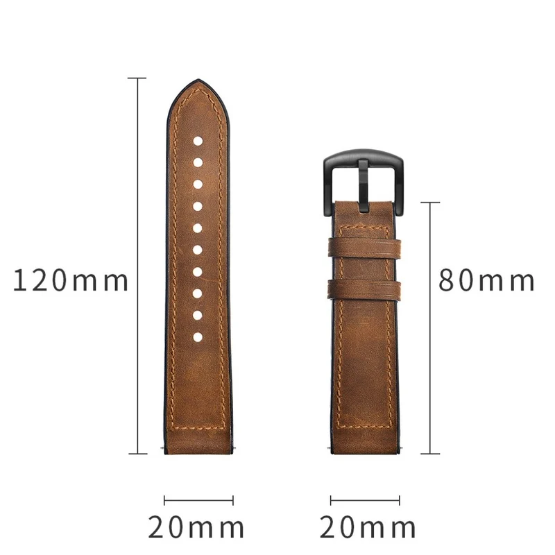 Garmin Vivoactive 3 / Garmin Vivomove HR Echtes Leder armband