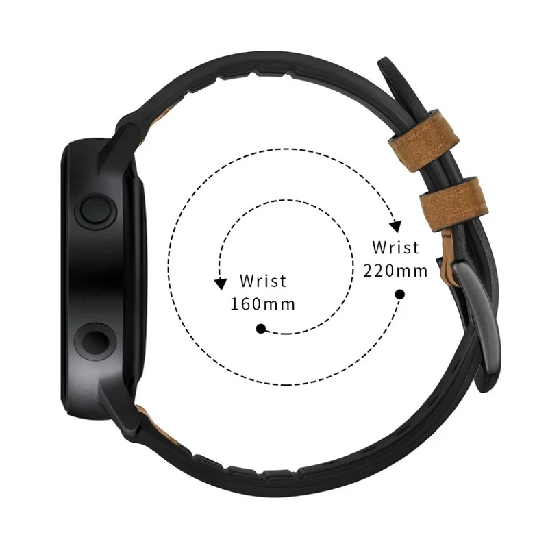 Garmin Vivoactive 3 / Garmin Vivomove HR Echtes Leder armband