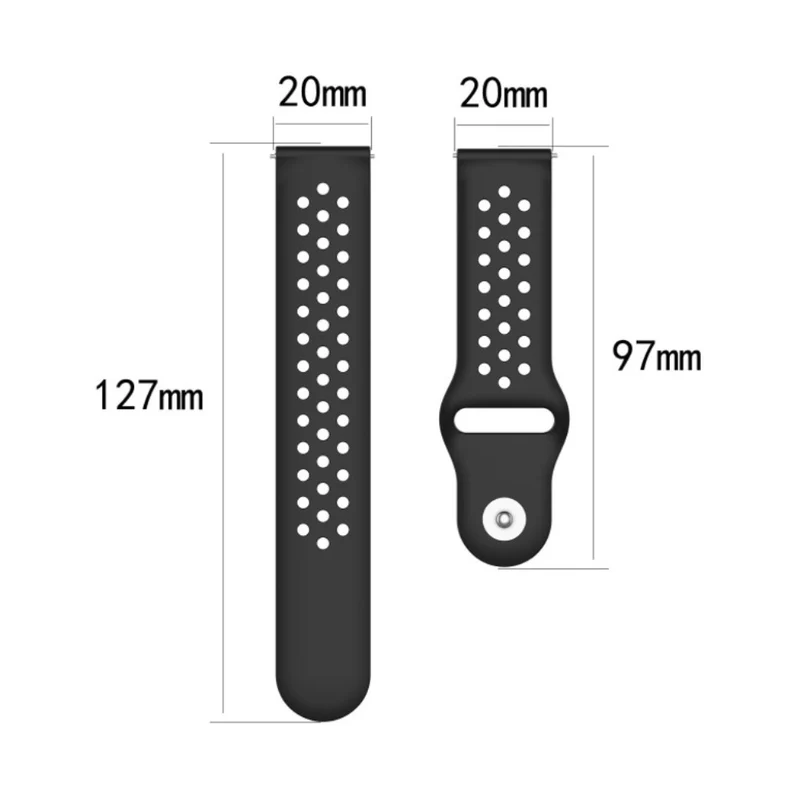 Sehr reizvoll Universell Garmin Silikon / TPU armband