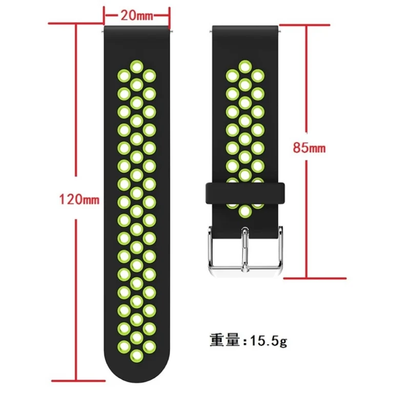 Super cool Universell Garmin Silikon / TPU armband