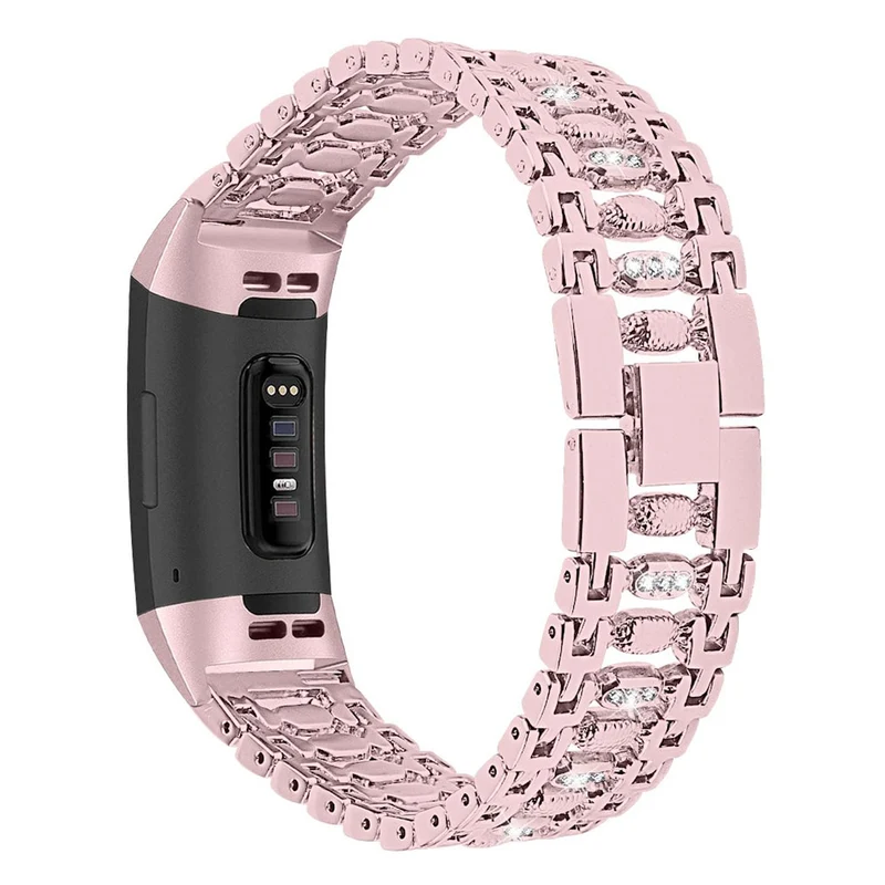 Absolut schön Fitbit Charge 3 Metall und Strass armband