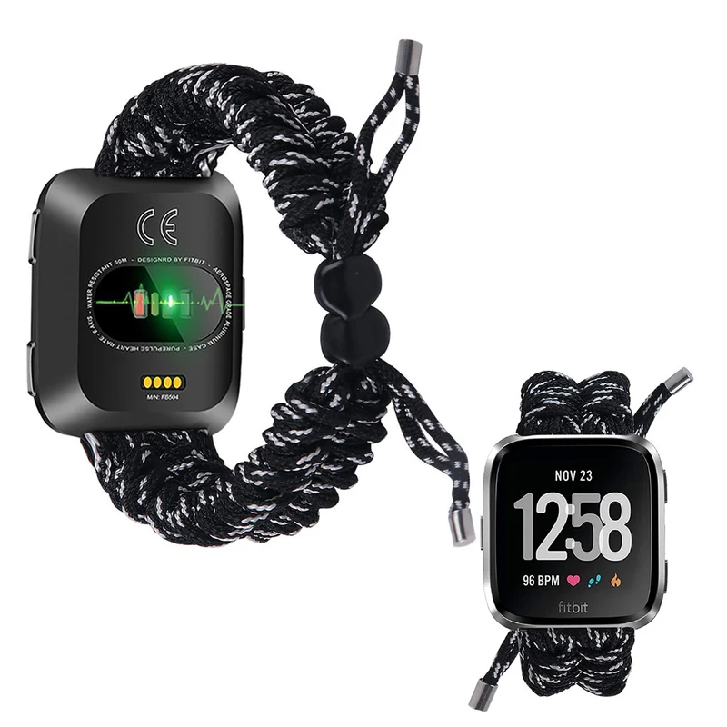 Auffallend modisch Fitbit Versa Textil / Nylon armband