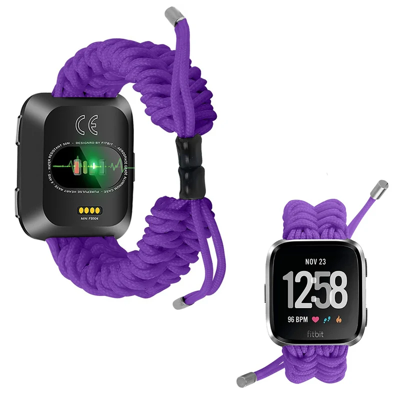Auffallend modisch Fitbit Versa Textil / Nylon armband