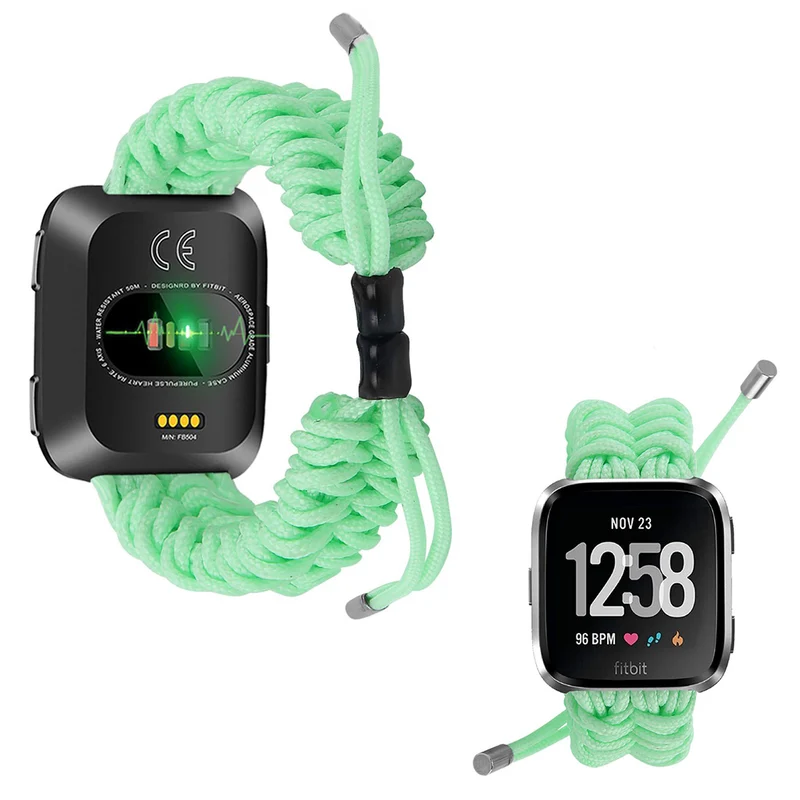 Auffallend modisch Fitbit Versa Textil / Nylon armband