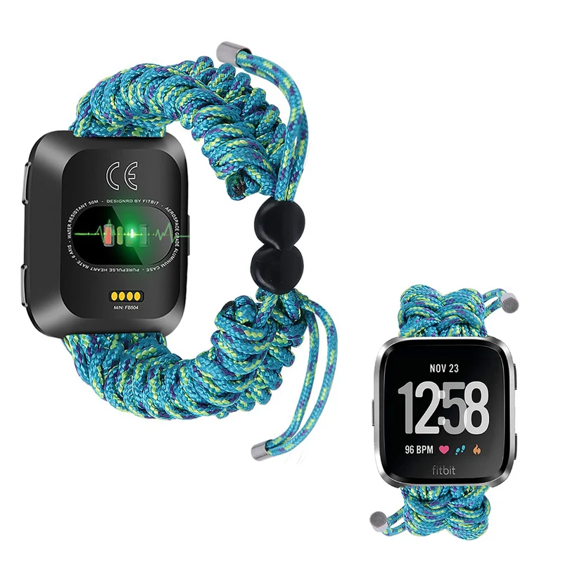 Auffallend modisch Fitbit Versa Textil / Nylon armband