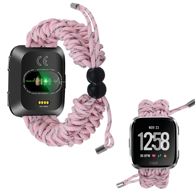 Auffallend modisch Fitbit Versa Textil / Nylon armband