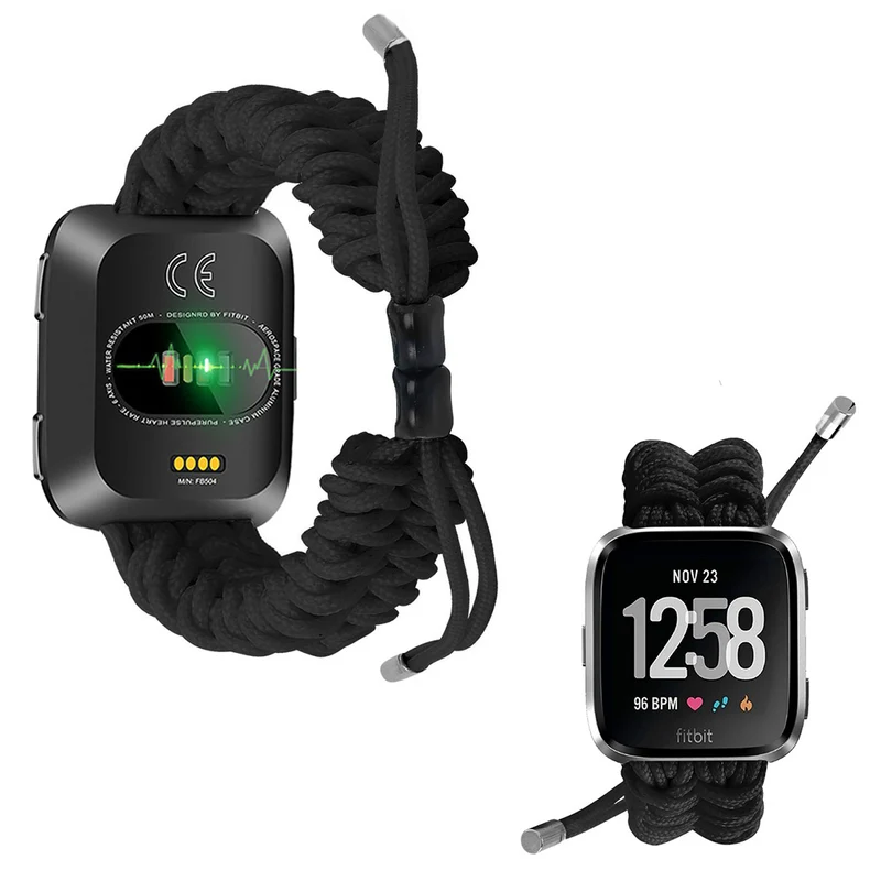 Auffallend modisch Fitbit Versa Textil / Nylon armband