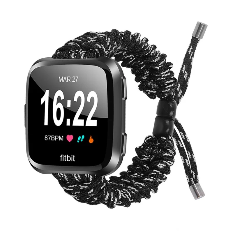 Auffallend modisch Fitbit Versa Textil / Nylon armband