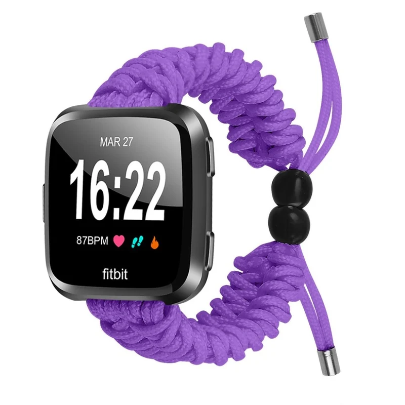 Auffallend modisch Fitbit Versa Textil / Nylon armband