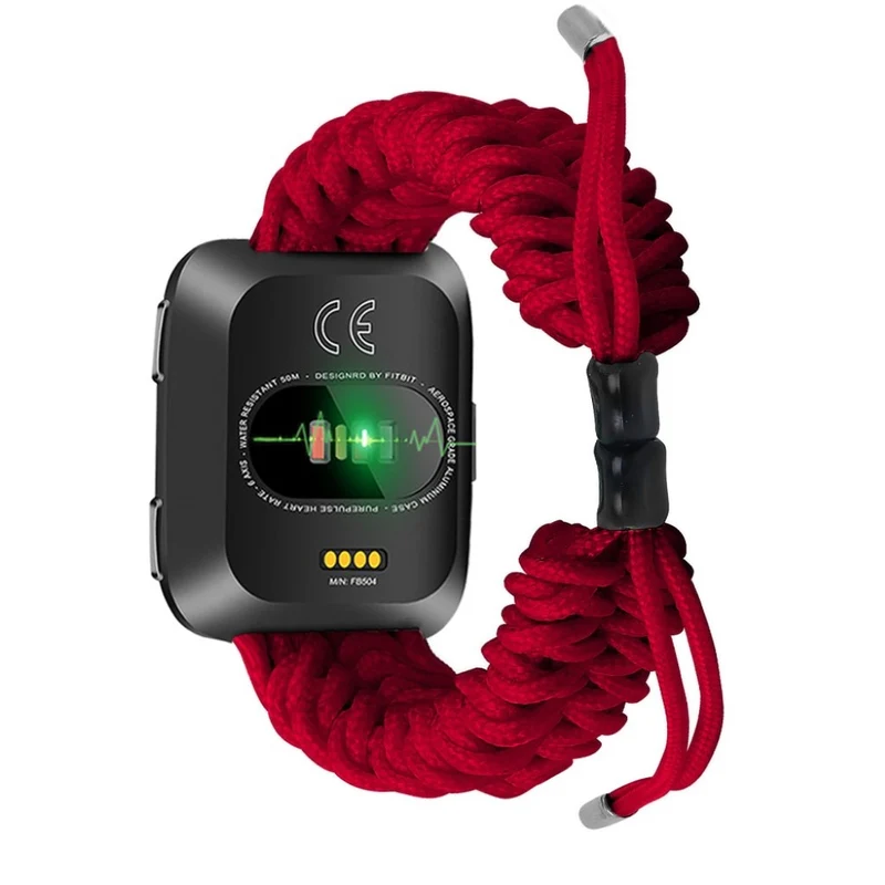 Auffallend modisch Fitbit Versa Textil / Nylon armband