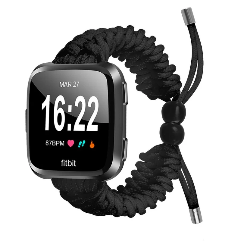 Auffallend modisch Fitbit Versa Textil / Nylon armband