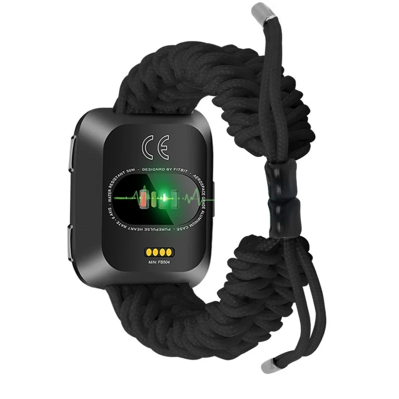 Auffallend modisch Fitbit Versa Textil / Nylon armband