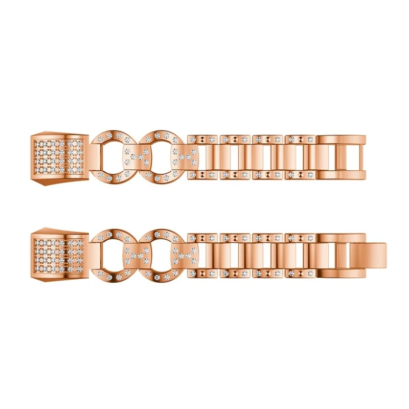 Sehr elegant Fitbit Alta HR Metall und Strass armband