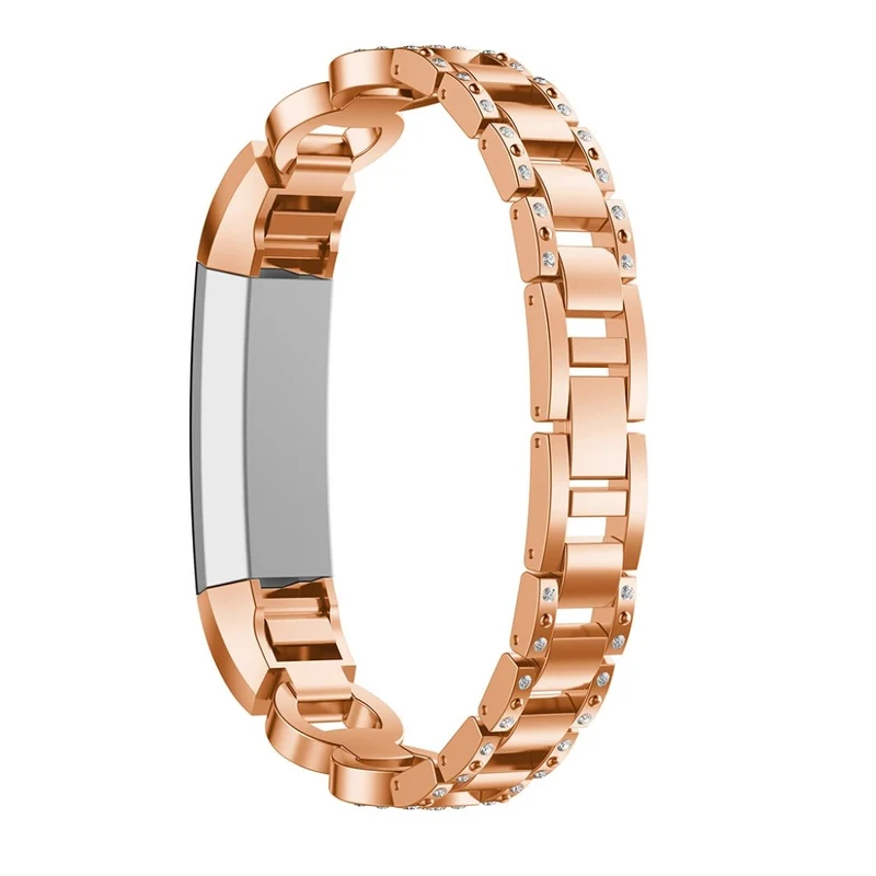Sehr elegant Fitbit Alta HR Metall und Strass armband