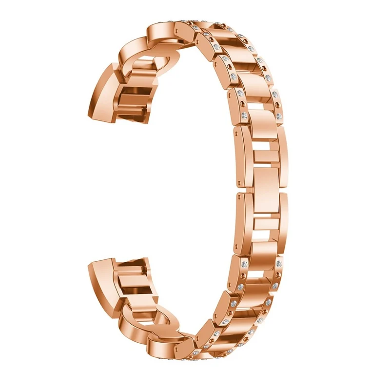 Sehr elegant Fitbit Alta HR Metall und Strass armband