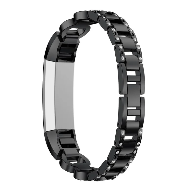 Sehr elegant Fitbit Alta HR Metall und Strass armband