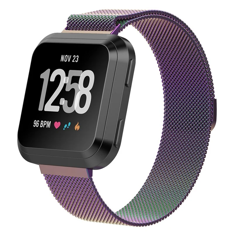 Elegant Fitbit Versa Metall armband