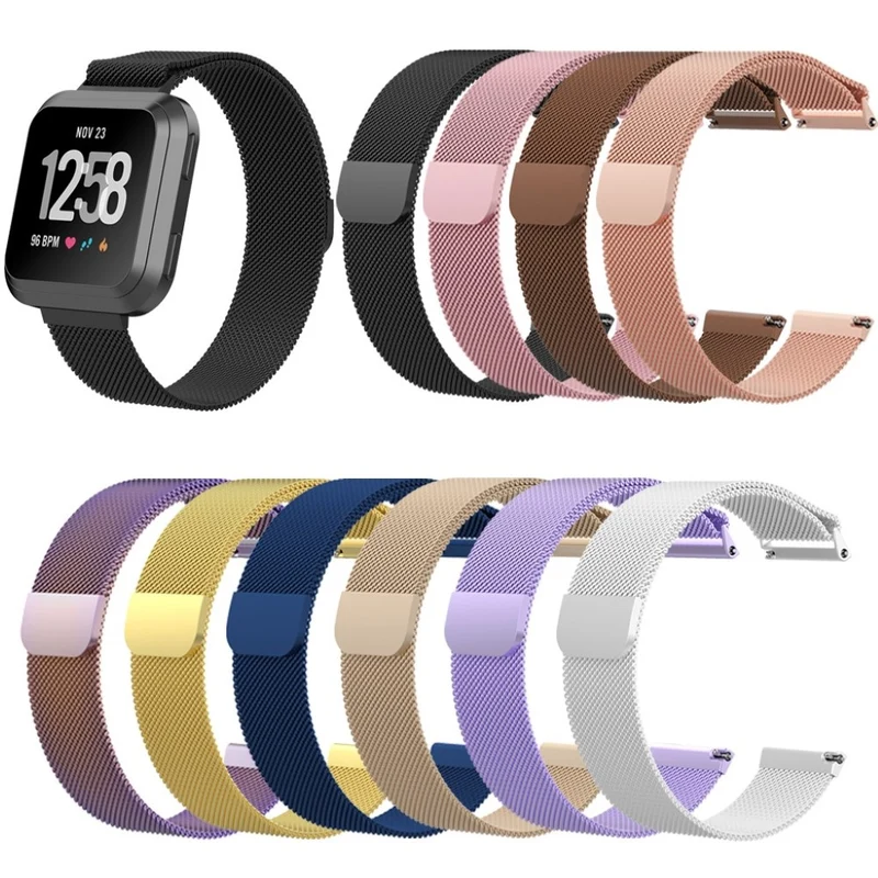 Elegant Fitbit Versa Metall armband