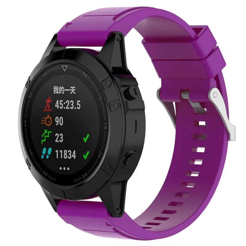 Garmin Fenix 5X / Garmin Tactix Charlie Silikon / TPU armband