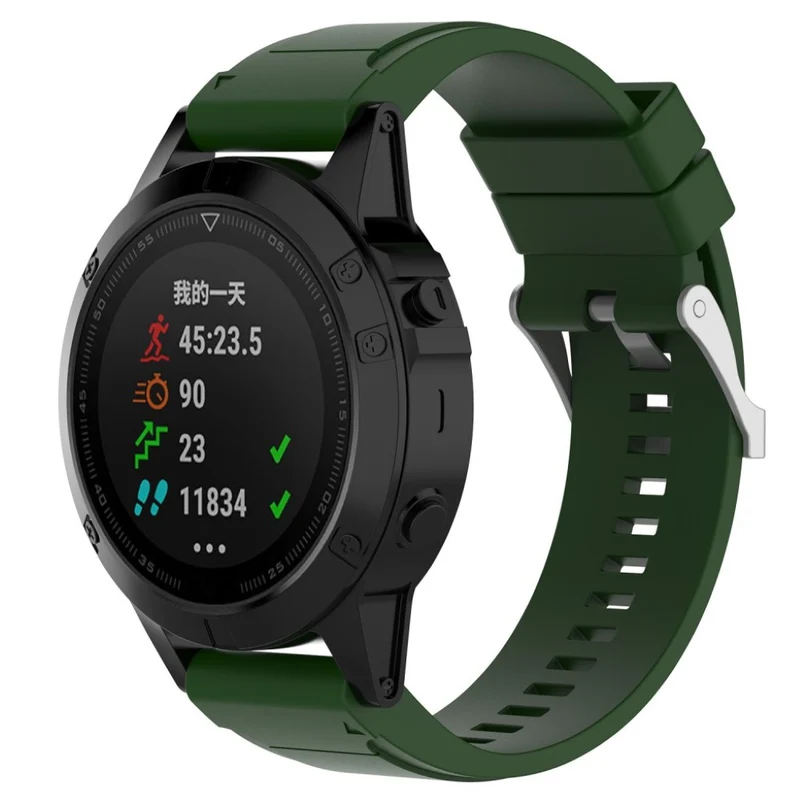 Garmin Fenix 5X / Garmin Tactix Charlie Silikon / TPU armband