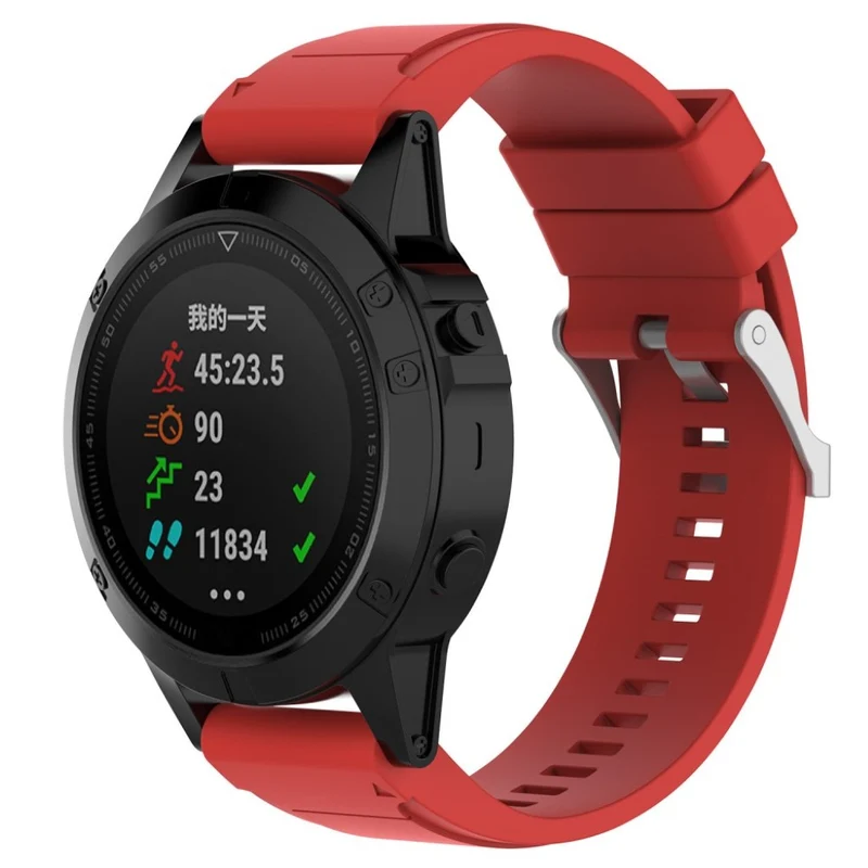 Garmin Fenix 5X / Garmin Tactix Charlie Silikon / TPU armband