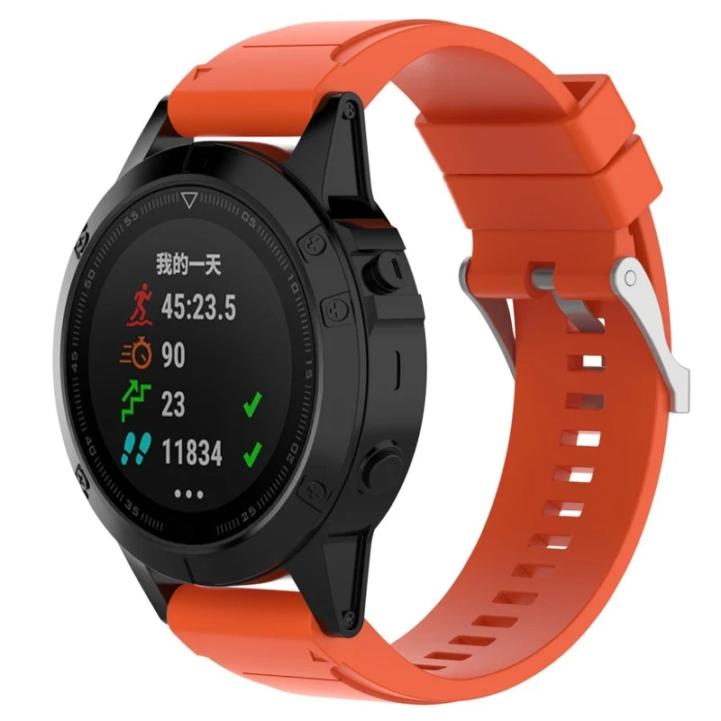 Garmin Fenix 5X / Garmin Tactix Charlie Silikon / TPU armband
