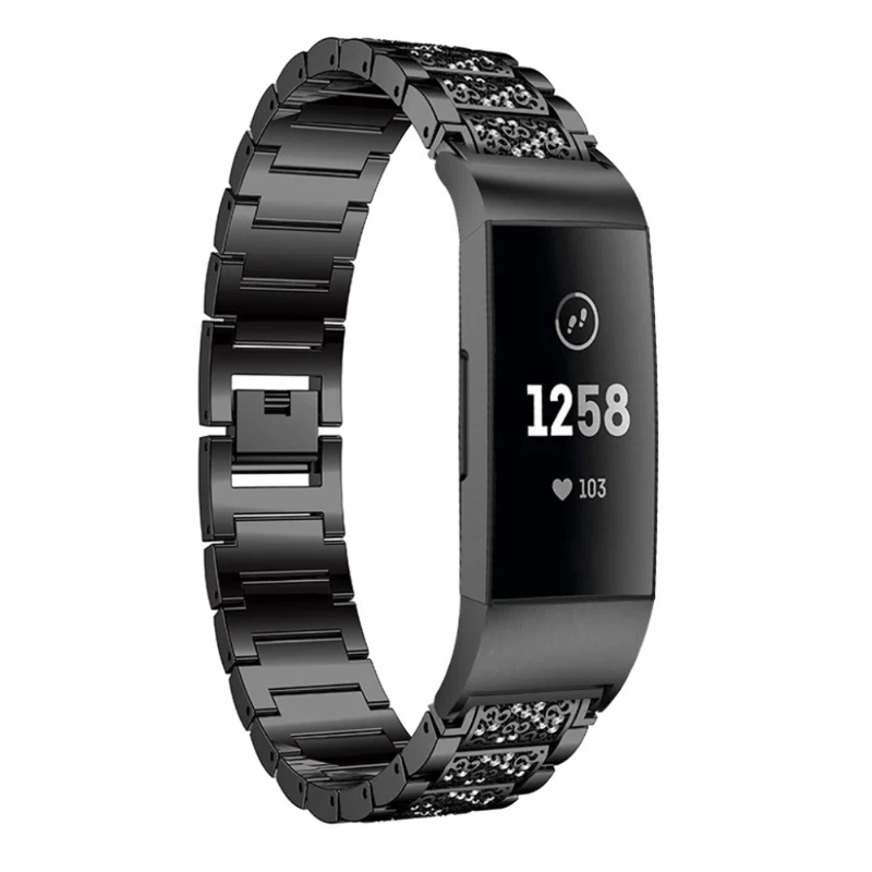 Bemerkenswert robust Fitbit Charge 3 Metall armband