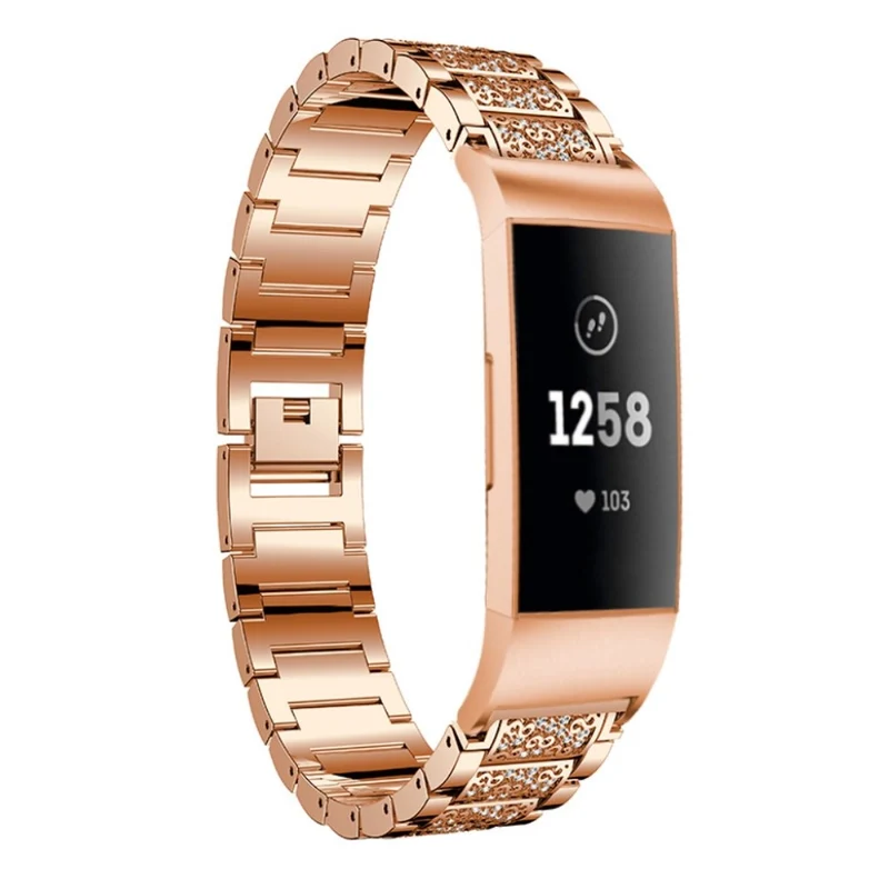 Bemerkenswert robust Fitbit Charge 3 Metall armband