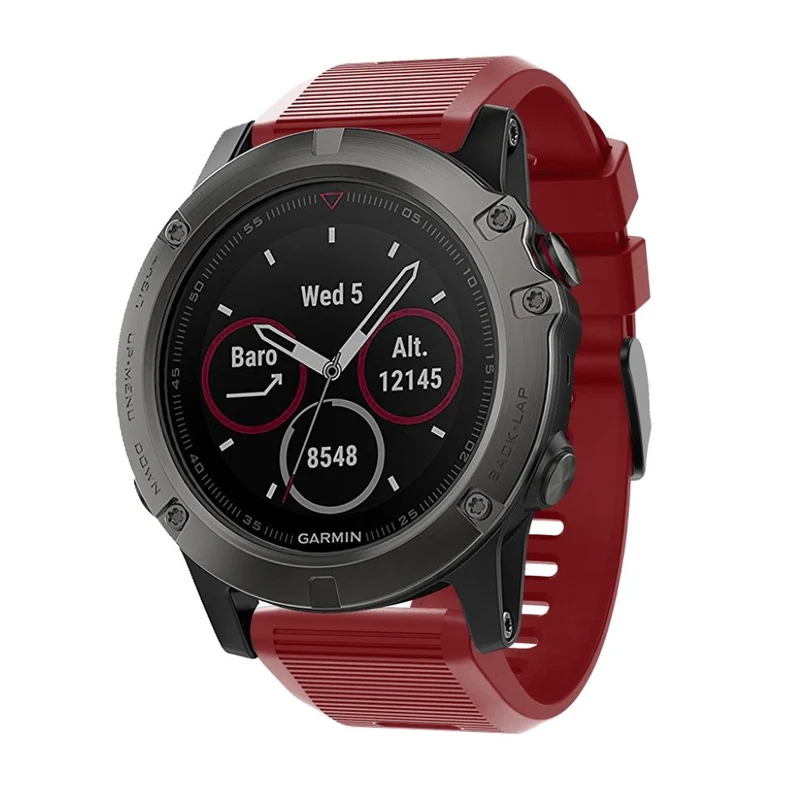 Bequem Garmin Fenix 5X Plus Silikon / TPU armband