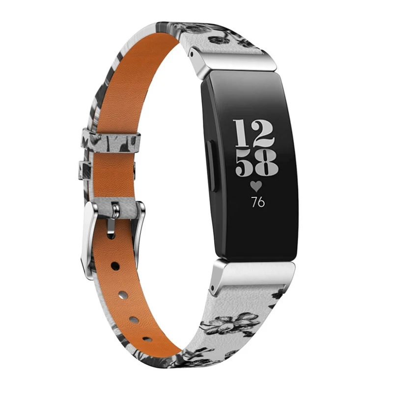 Bemerkenswert reizvoll Fitbit Inspire Echtes Leder armband