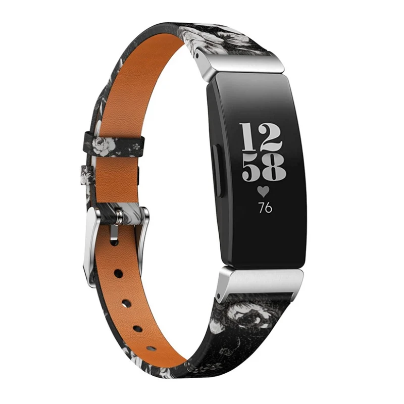 Bemerkenswert reizvoll Fitbit Inspire Echtes Leder armband
