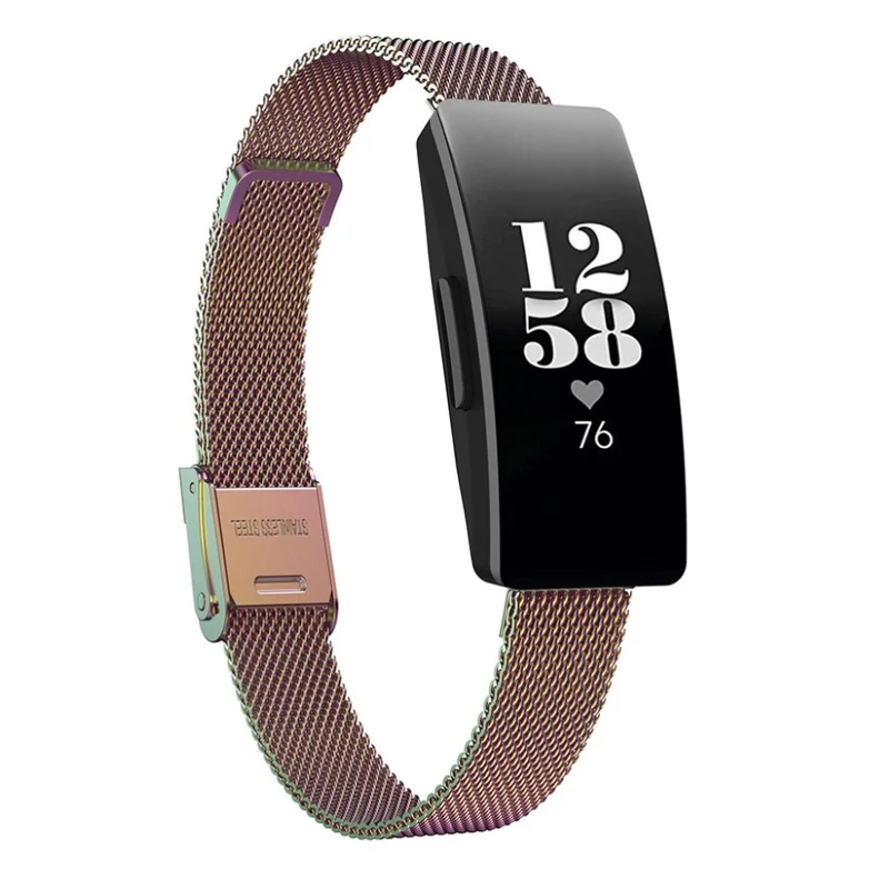 Brillant Fitbit Inspire Metall armband