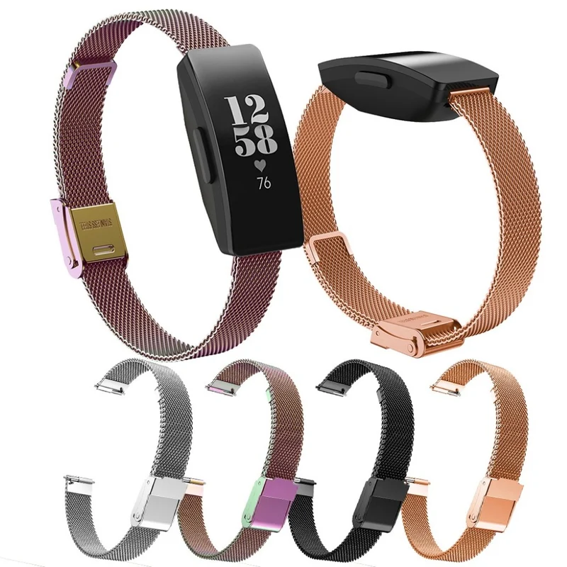 Brillant Fitbit Inspire Metall armband