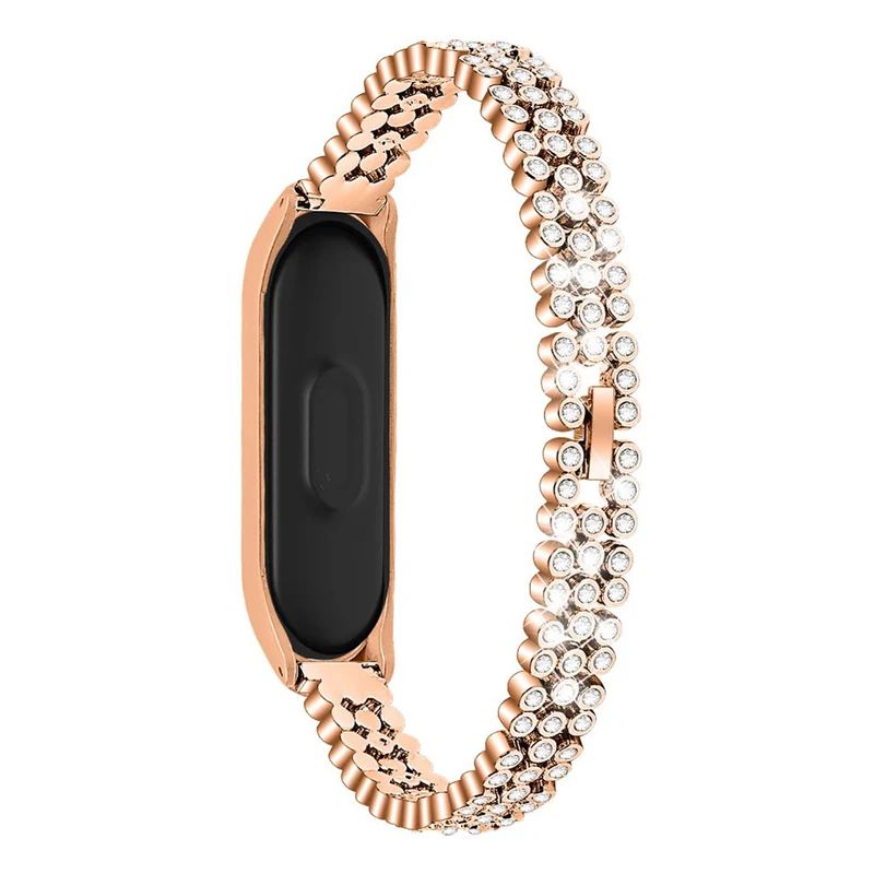 Xiaomi Mi Band 3 / Xiaomi Mi Smart Band 4 Metall und Strass armband