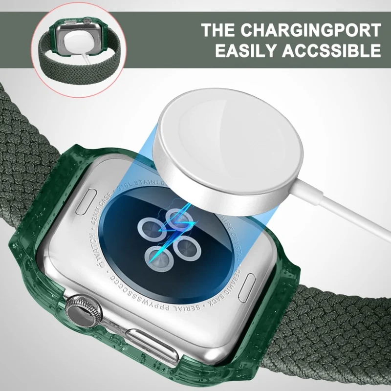 Exquisit Universell Apple Textil / Nylon armband - Größe: S