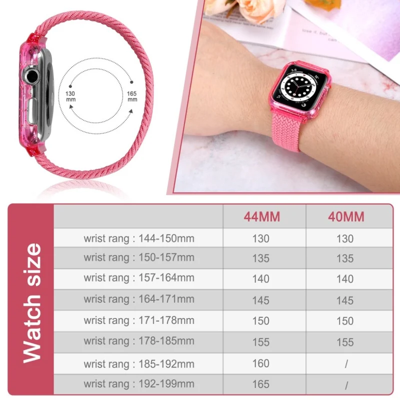 Exquisit Universell Apple Textil / Nylon armband - Größe: S